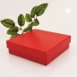 Preview: Fixbox Schachtel stabiler Karton rot 8x8cm