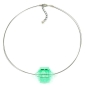 Preview: Kette, Stufenperle mint-transparent