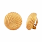 Preview: Clip ca.21mm Muscheldekor gold-fbg. matt