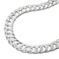 Preview: Kette 6mm Zwillingspanzerkette Silber 925 42cm