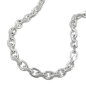 Preview: Kette 3,5mm Ankerkette 4x diamantiert Silber 925 50cm