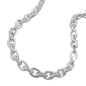 Preview: Kette Ankerkette 4x diamantiert 50cm 925 Silber