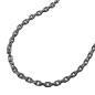 Preview: Kette 2mm Ankerkette rhodiniert Silber 925 45cm