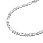 Preview: Kette 2mm Figarokette Silber 925 50cm