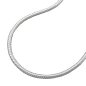 Preview: Kette Schlange 1,5mm rund Silber 925 45cm