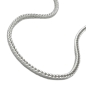 Preview: Kette 1,5mm Fuchsschwanzkette vierkant Silber 925 50cm