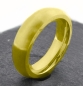 Preview: Ring 6mm Edelstahl goldplattiert