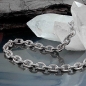 Preview: Armband 4mm Ankerkette Silber rhodiniert 925 21cm