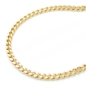 Preview: Collier Panzer flach 2,1mm 8Kt 333 GOLD 55cm