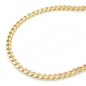 Preview: Collier Panzer flach 2,1mm 14Kt 585 GOLD 42cm