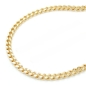 Preview: Collier Panzer flach 45cm 2,1mm 8Kt 333 GOLD