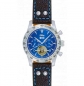 Preview: SELVA Herren Armbanduhr Hector Tachymeter blaues Zifferblatt