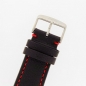 Preview: SELVA Herren Armbanduhr Vasco schwarz rot