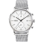 Preview: Dugena Herrenuhr silber weiss Dessau Chrono 7090239 Quarz