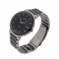 Preview: Dugena Herrenuhr schwarz silber Ceramic Solar 4461005 Quarz