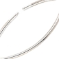 Preview: Collier Omegareifen 1,3mm Bajonett 925 Silber 45cm