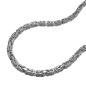 Preview: Kette Collier 4mm Königskette Silber 925 55cm