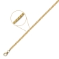 Preview: Collier Zopfkette 1,7mm 14Kt 585 GOLD 42cm