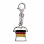 Preview: Anhänger Charm 925 Silber Fussball Trikot Deutschland