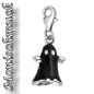 Preview: Anhänger Charm 925/- Silber "Gespenst schwarz"