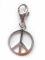 Preview: Einhänger Charm 925 Silber Peace Zeichen