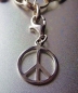 Preview: Einhänger Charm 925 Silber Peace Zeichen