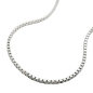 Preview: Collier Kette 1,2mm Venezianer Silber 925 42cm