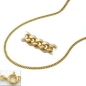 Preview: Kette 1mm Panzerkette 9Kt GOLD 38cm