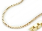 Preview: Collier Venezianerkette 1mm 14Kt 585 GOLD 38cm