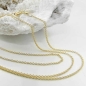 Preview: Collier Anker rund 1,1mm 8Kt 333 GOLD 38cm