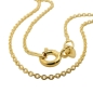 Preview: Kette 1,1mm Ankerkette rund 9Kt GOLD 38cm