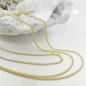 Preview: Kette 1,1mm Ankerkette rund 9Kt GOLD 38cm