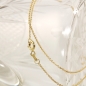 Preview: Kette 1,1mm Ankerkette rund 9Kt GOLD 42cm