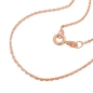 Preview: Kette 1,1mm Ankerkette 14Kt Rotgold 45cm