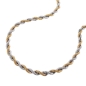 Preview: Kette 2,8mm Kordelkette bicolor 14Kt GOLD 45cm