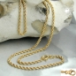 Preview: Kette 2mm Kordelkette 9Kt GOLD 42cm