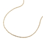 Preview: Kette 0,6mm Fantasie-Muster gedreht 14Kt GOLD 42cm