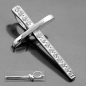 Preview: Anhänger 25x14mm Kreuz mit Zirkonias Silber 925