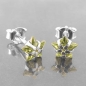 Preview: Ohrstecker Ohrring 6mm Stern Zirkonia jonquil helloliv Silber 925