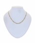 Preview: Collier Kette 4mm Figarokette 8Kt GOLD 60cm