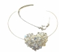 Preview: Collier 3D Herz Crystal AB 45cm