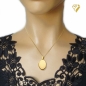 Preview: Medaillon oval 17x23mm 14Kt GOLD