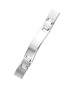 Preview: Armband Edelstahl ID Gravurplatte MODERN 20,5cm