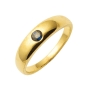 Preview: Anhänger Taufring mit Safir 14Kt 585 GOLD