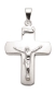 Preview: Anhänger Kreuz Jesus Korpus 19x25mm Silber 925