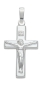 Preview: Anhänger Kreuz Jesus Korpus 13x20mm Silber 925