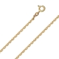 Preview: Collier Anker flach 1,5mm 8Kt 333 GOLD 40cm