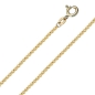 Preview: Collier Erbs Kette 1,5mm 8Kt 333 GOLD 38cm