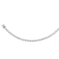 Preview: Collier mit Zirkonia 5,3mm 925 Silber 45cm