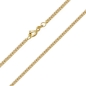 Preview: Collier Panzer flach 1,6mm 8Kt 333 GOLD 36cm